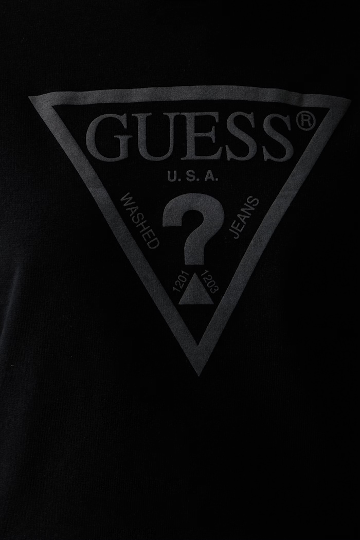 Guess bluza damska z bawełną W6YQ04.K3858 czarny