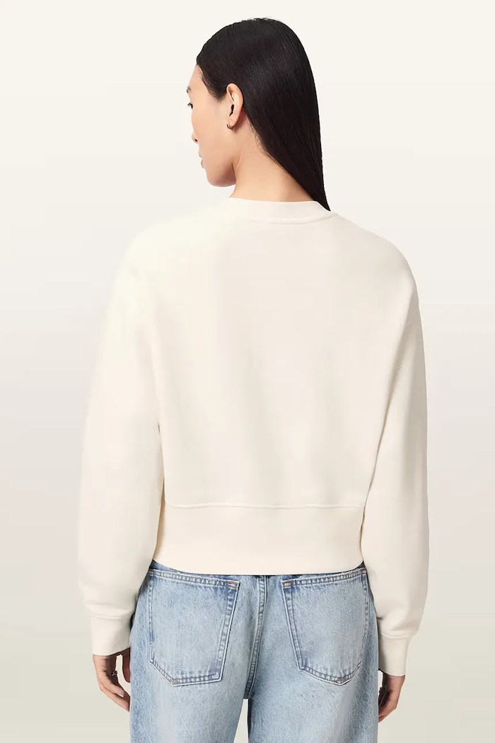 AllSaints bluza damska STACKS W152JE biały AW26