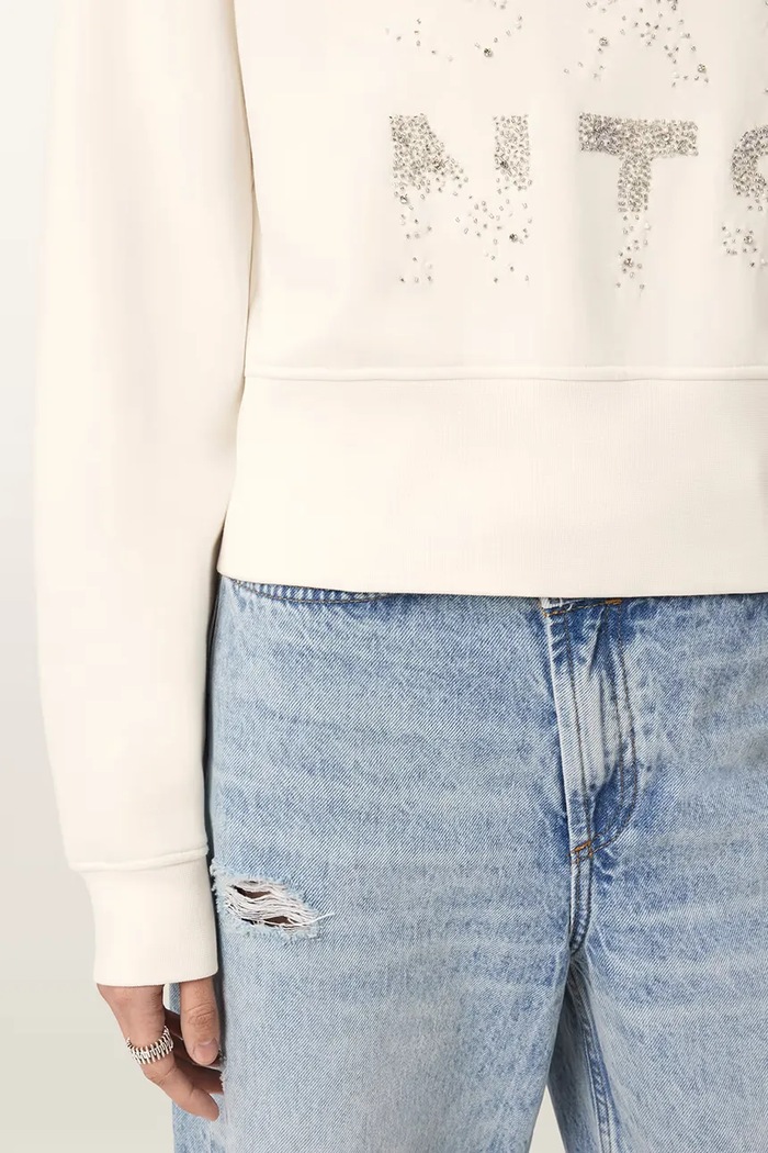 AllSaints bluza damska STACKS W152JE biały
