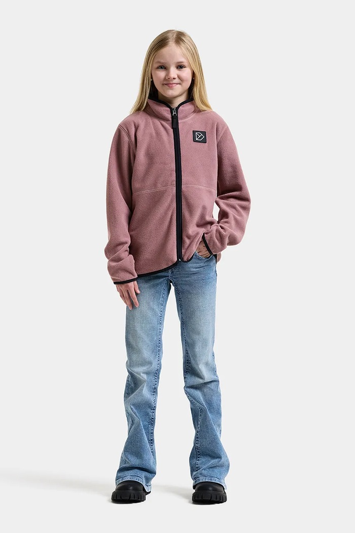 Bluza rozpinana dziecięca polarowa RUBI KIDS FZ Didriksons 506269 różowy