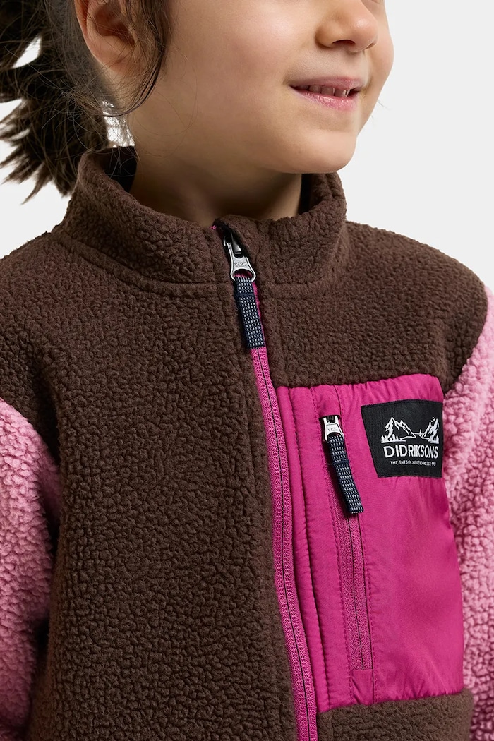 Didriksons Bluza rozpinana dziecięca polarowa ANTEN KIDS FULLZIP 2 506323.G
