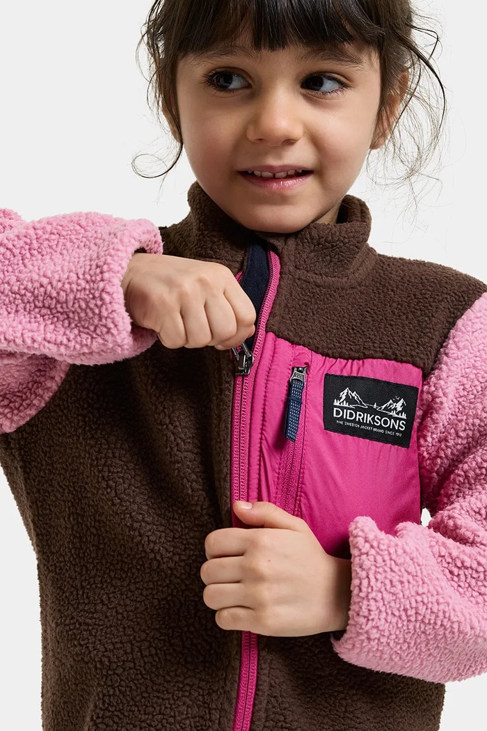 Didriksons Bluza rozpinana dziecięca polarowa ANTEN KIDS FULLZIP 2 506323.G