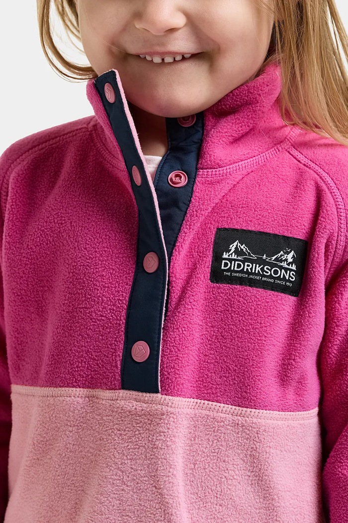 Didriksons Bluza dziecięca polarowa MONTE KIDS HALF BU 6 506309.G