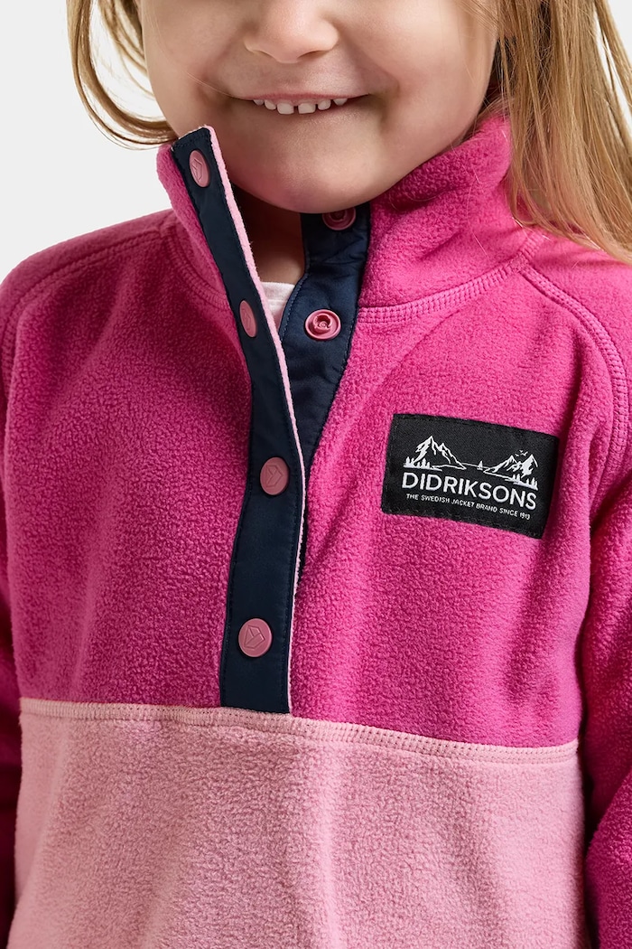 Didriksons Bluza dziecięca polarowa MONTE KIDS HALF BU 6 506309.G