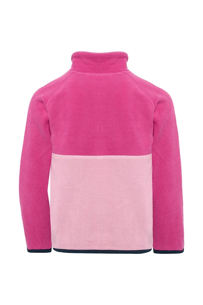 Dziewczynka Didriksons Bluza dziecięca polarowa MONTE KIDS HALF BU 6 506309.G różowy