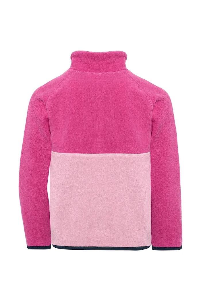 Dziewczynka Didriksons Bluza dziecięca polarowa MONTE KIDS HALF BU 6 506309.G różowy