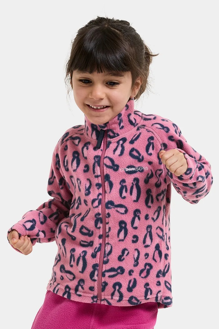 Didriksons Bluza dziecięca polarowa MONTE PR K FZ 11 różowy 506316.G
