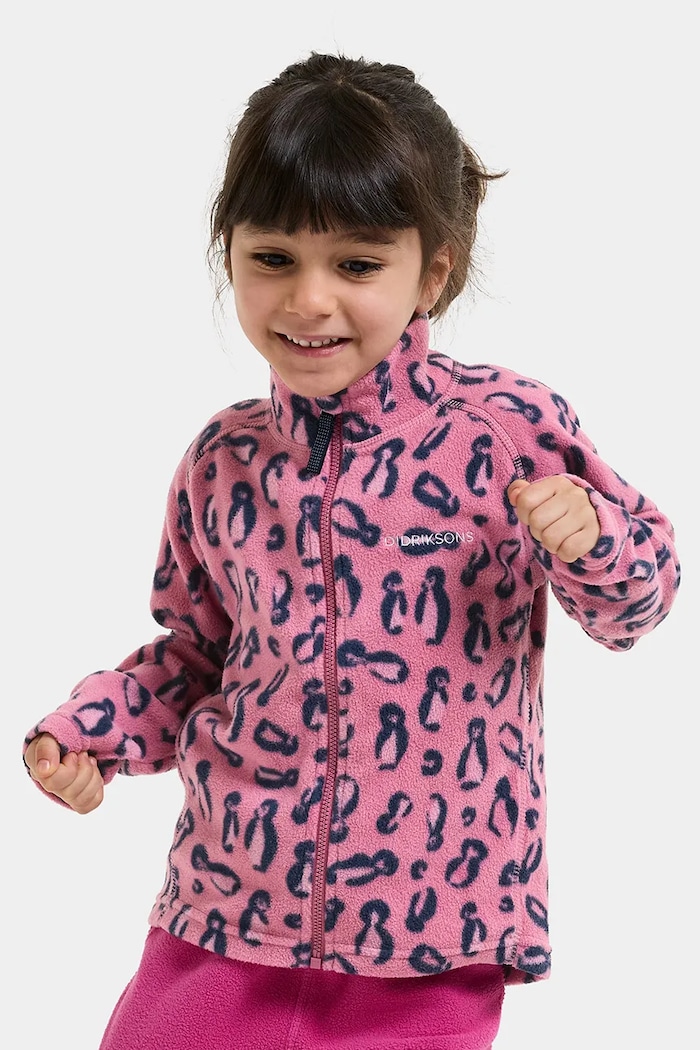 Didriksons Bluza dziecięca polarowa MONTE PR K FZ 11 różowy 506316.G