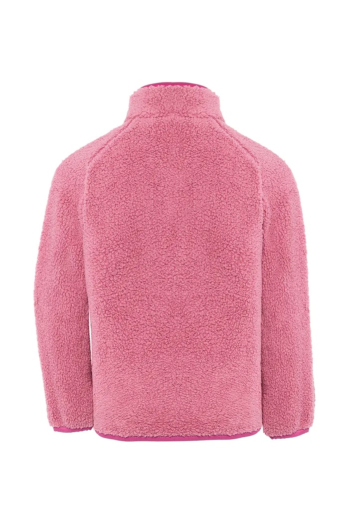 Dziewczynka Didriksons Bluza rozpinana dziecięca polarowa GIBBS KIDS FULLZIP 2 505577.G różowy