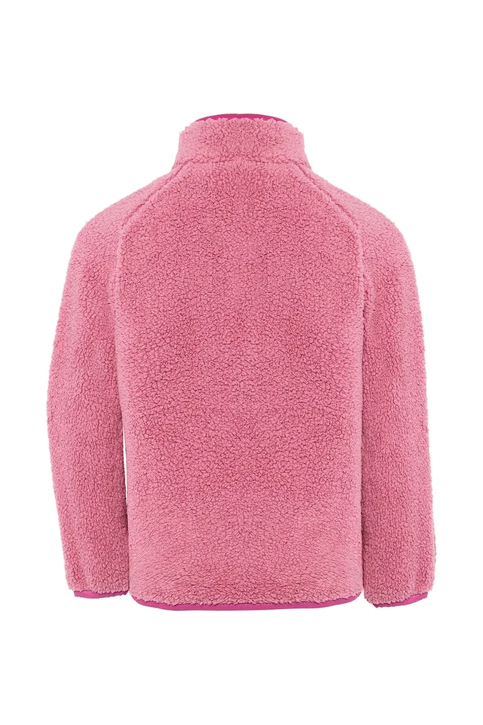 Dziewczynka Didriksons Bluza rozpinana dziecięca polarowa GIBBS KIDS FULLZIP 2 505577.G różowy