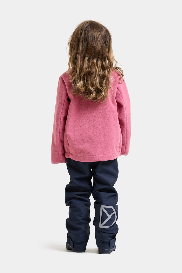 Rozepínací mikina dětská fleecová MUSKOT KDS JACKET Didriksons 505711.G růžová