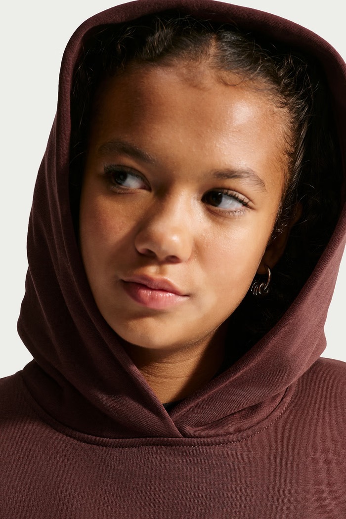 Nike Bluza oversize dziecięca z bawełną Studio Nike Sportswear IM4964