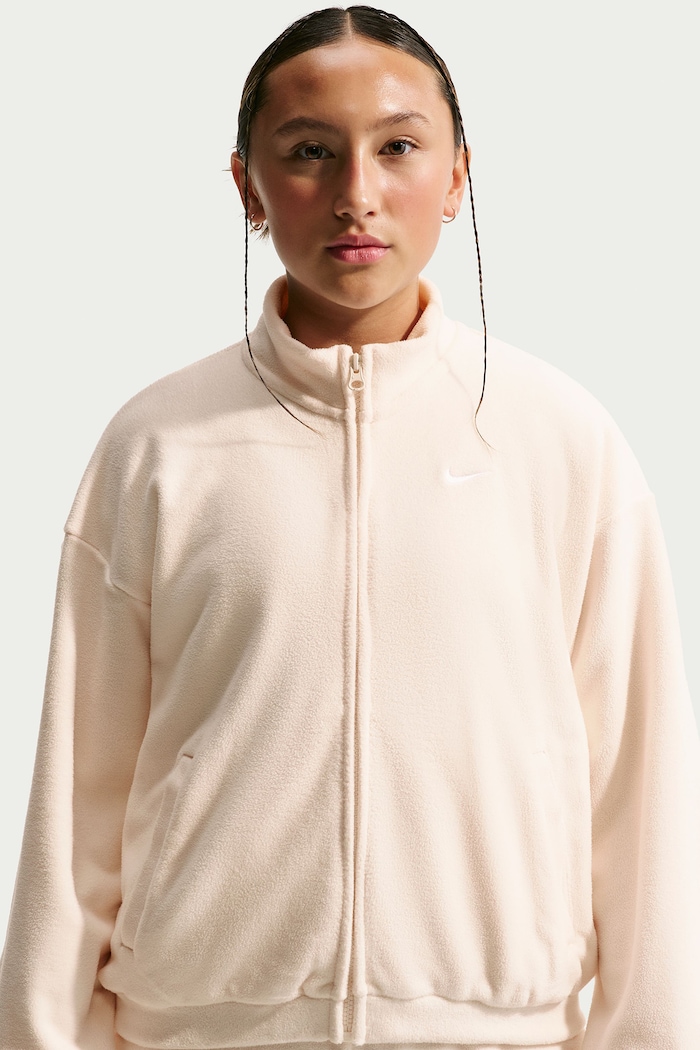 Bluza rozpinana dziecięca Nike Sportswear Nike IM4543. beżowy