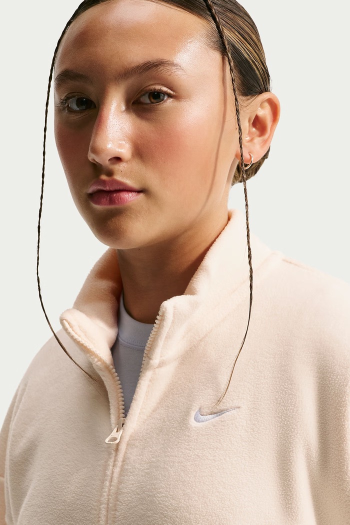 Bluza rozpinana dziecięca Nike Sportswear Nike beżowy IM4543.