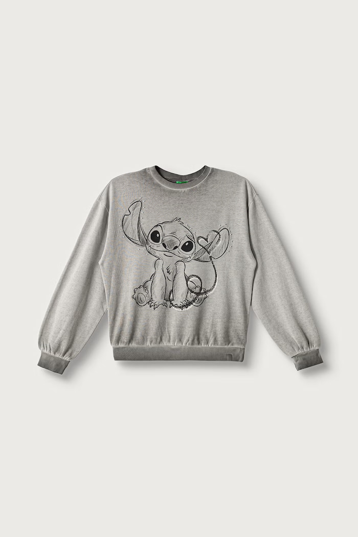 United Colors of Benetton Felpa per bambini in cotone grigio 3WITC10U5.G.Seasonal