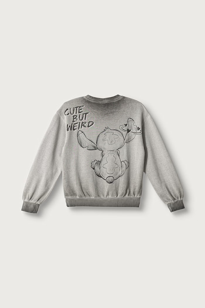United Colors of Benetton Felpa per bambini in cotone 3WITC10U5.G.Seasonal grigio AW26