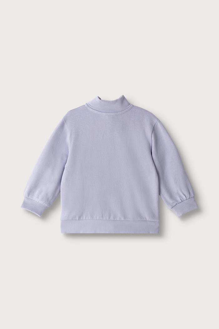 United Colors of Benetton Mikina na zips detská bavlnená 3J70G504H.P.Seasonal fialová AW26