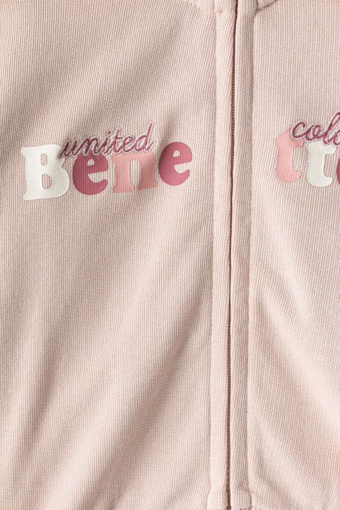 Dziewczynka United Colors of Benetton Bluza rozpinana dziecięca bawełniana 3J70G504H.P.Seasonal różowy