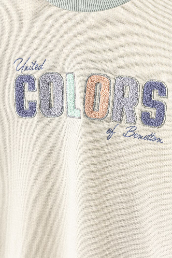 BIMBA United Colors of Benetton Felpa per bambini in cotone 3J70G10NG.P.Seasonal multicolore