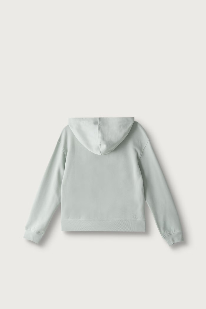 United Colors of Benetton Mikina na zips s kapucňou detská bavlnená 3J68C506D.G.Seasonal zelená AW26