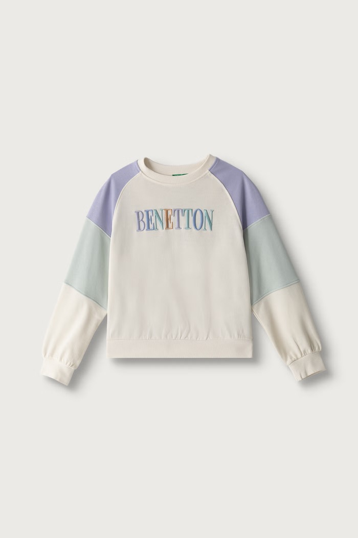 United Colors of Benetton Bluza dziecięca bawełniana beżowy 3J68C10U7.G.Seasonal