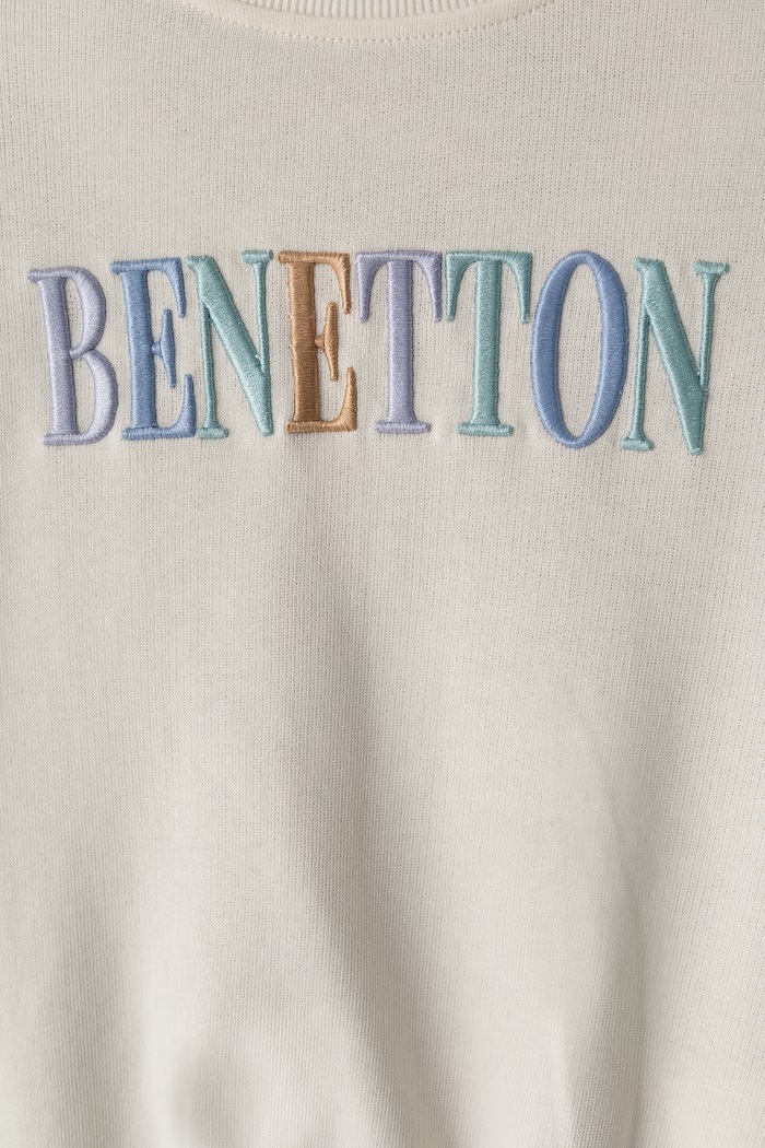 Dziewczynka United Colors of Benetton Bluza dziecięca bawełniana 3J68C10U7.G.Seasonal beżowy