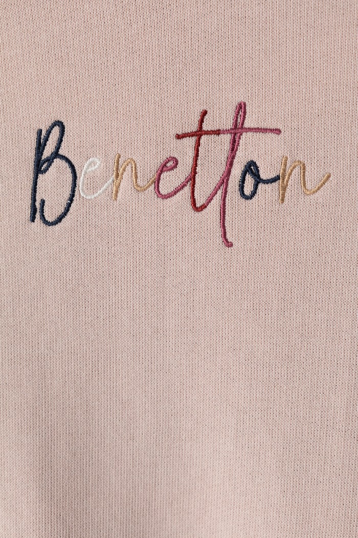 Dievča United Colors of Benetton Mikina detská bavlnená 3J68C10U7.G.Seasonal ružová