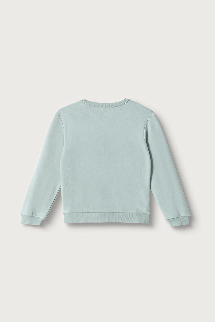 United Colors of Benetton Felpa per bambini con cotone 39M2G10GM.P.Reproposal turchese AW26