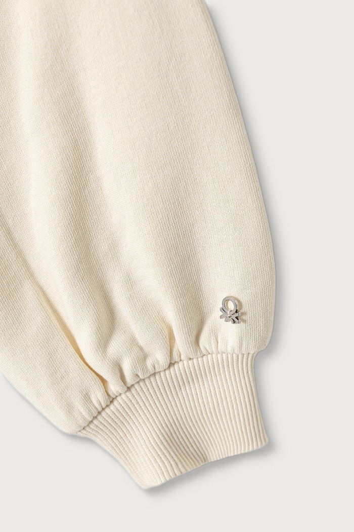 BIMBA United Colors of Benetton Felpa per bambini in cotone 33NVC400B.G.Reproposal beige
