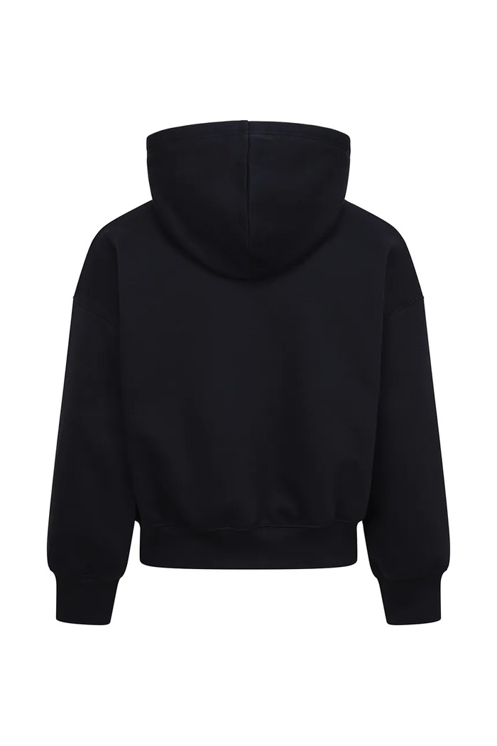 Dziewczynka Jordan Bluza z kapturem dziecięca z bawełną 4BD292 czarny