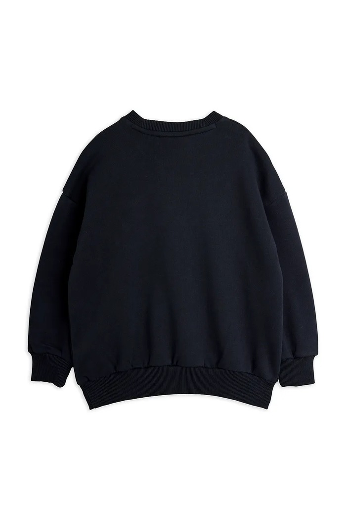 Mini Rodini Bluza dziecięca bawełniana Rabbits 26720102 czarny AW26