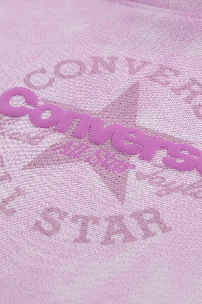 Dziewczynka Converse Bluza z kapturem dziecięca z bawełną 4CJ838 różowy