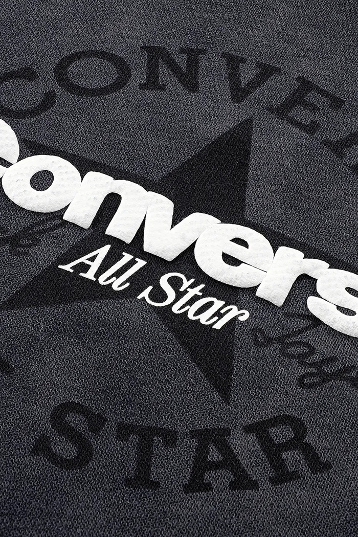 Dziewczynka Converse Bluza z kapturem dziecięca z bawełną 4CJ838 czarny