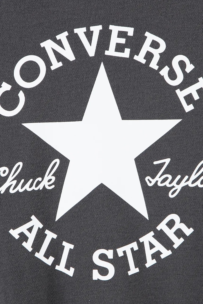 Dziewczynka Converse Bluza z kapturem dziecięca z bawełną 4CJ024 czarny
