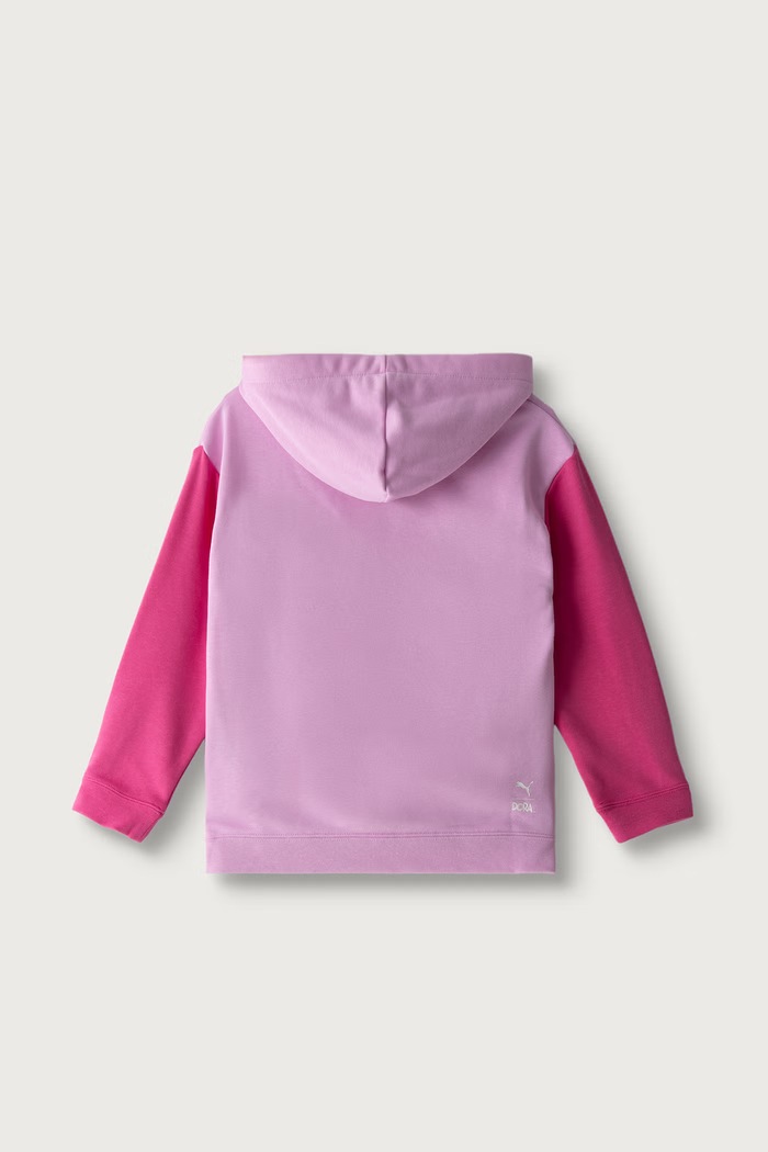 Puma Dukserica sa kapuljačom za djecu s pamukom PUMA X DORA Hoodie 637620 roza AW26