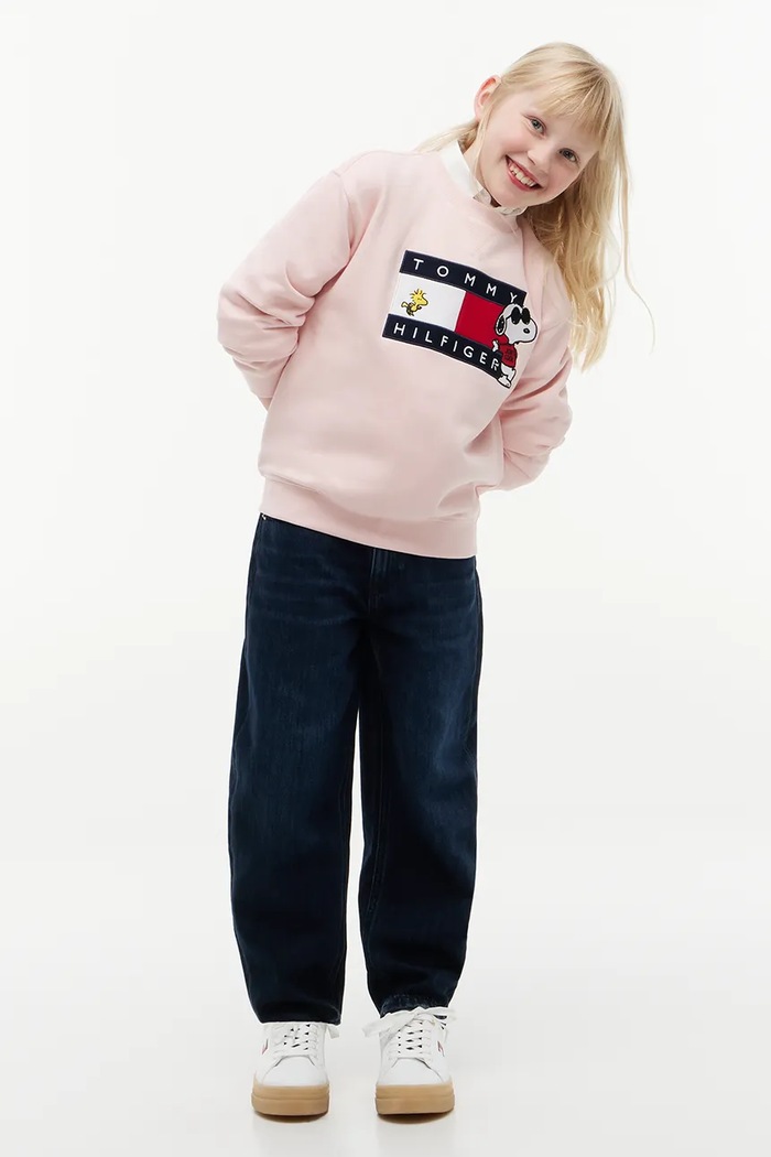 Tommy Hilfiger bluza dziecięca bawełniana KS0KS00764.G.98.122.9BY różowy AW26