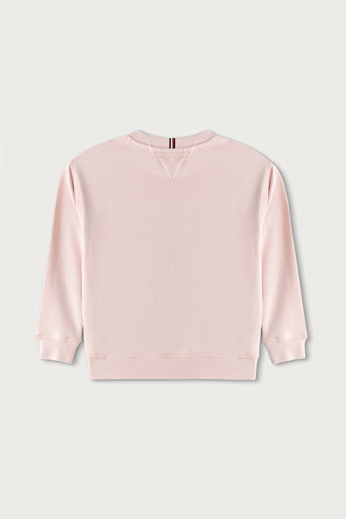 Dziewczynka Tommy Hilfiger Bluza dziecięca bawełniana KS0KS00764.G.98.122.9BY różowy