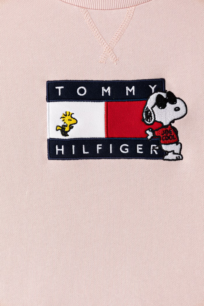Bluza dziecięca bawełniana Tommy Hilfiger KS0KS00764.G.98.122.9BY różowy