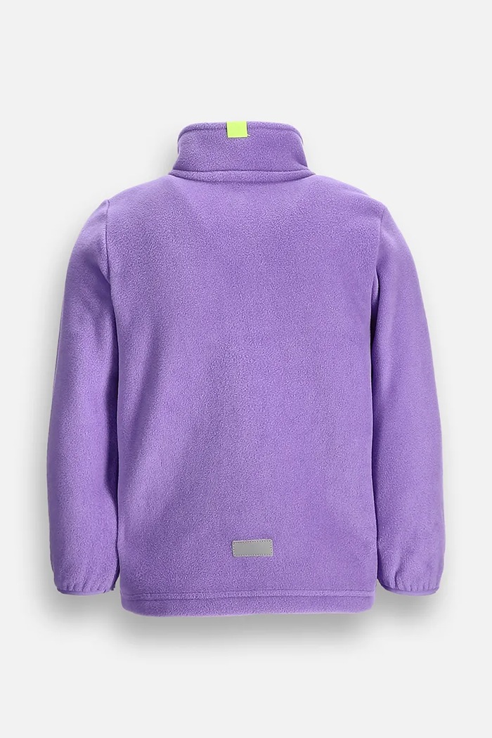 Lemon Explore Bluza rozpinana dziecięca polarowa ZL6132502ACG fioletowy AW26