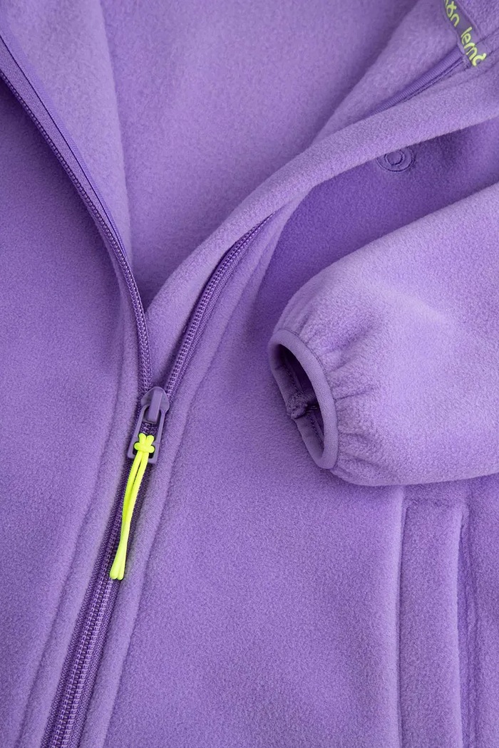 Bluza rozpinana dziecięca polarowa Lemon Explore ZL6132502ACG fioletowy