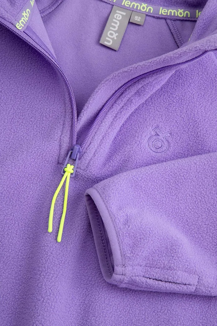 Bluza rozpinana dziecięca polarowa Lemon Explore ZL6132501ACG fioletowy