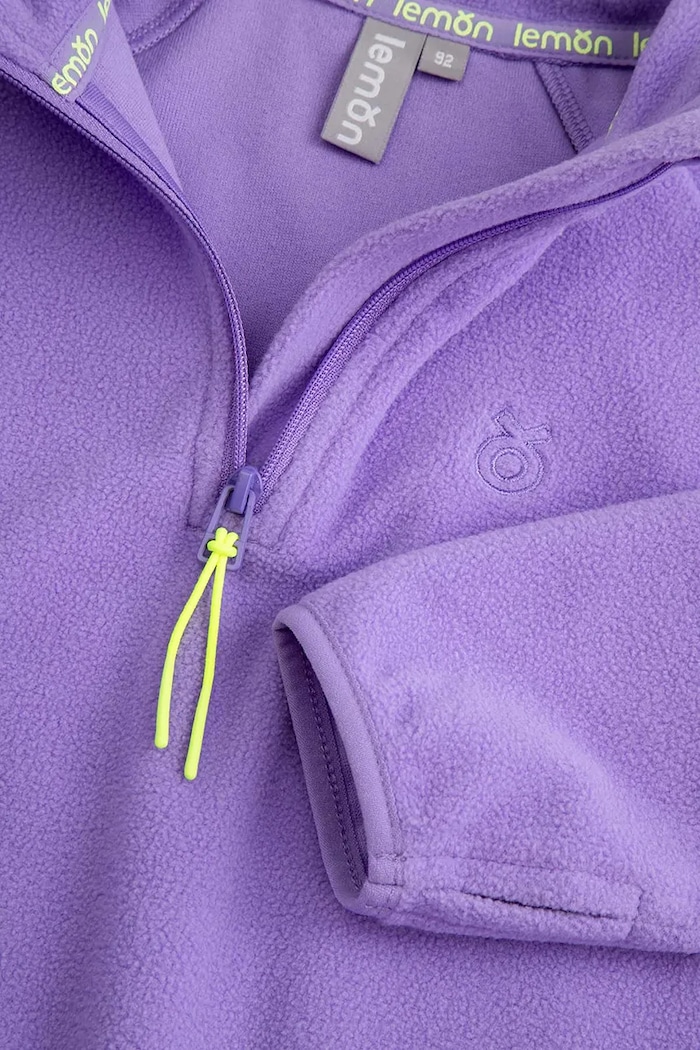 Bluza rozpinana dziecięca polarowa Lemon Explore ZL6132501ACG fioletowy