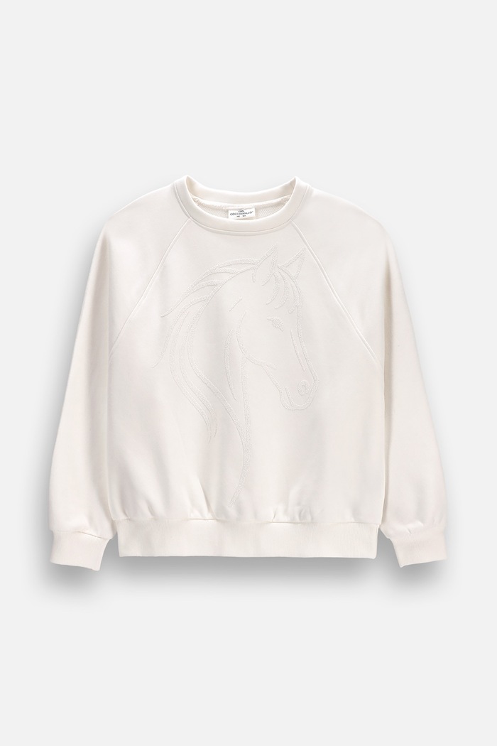 Coccodrillo Bluza dziecięca z bawełną beżowy ZC6132601WGJ
