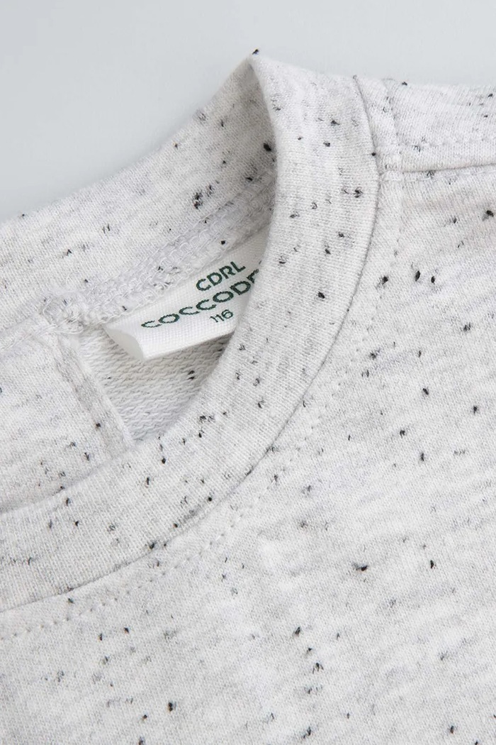 Dziewczynka Coccodrillo Bluza dziecięca z bawełną ZC6132901TGK beżowy