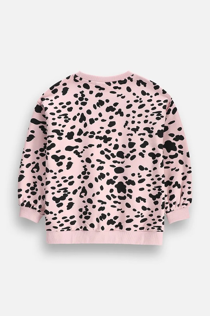 Coccodrillo Bluza dziecięca z bawełną ZC6132101TGK różowy AW26