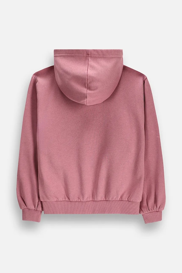 Coccodrillo Mikina s kapucí dětská s bavlnou ZC6132401FGJ růžová AW26