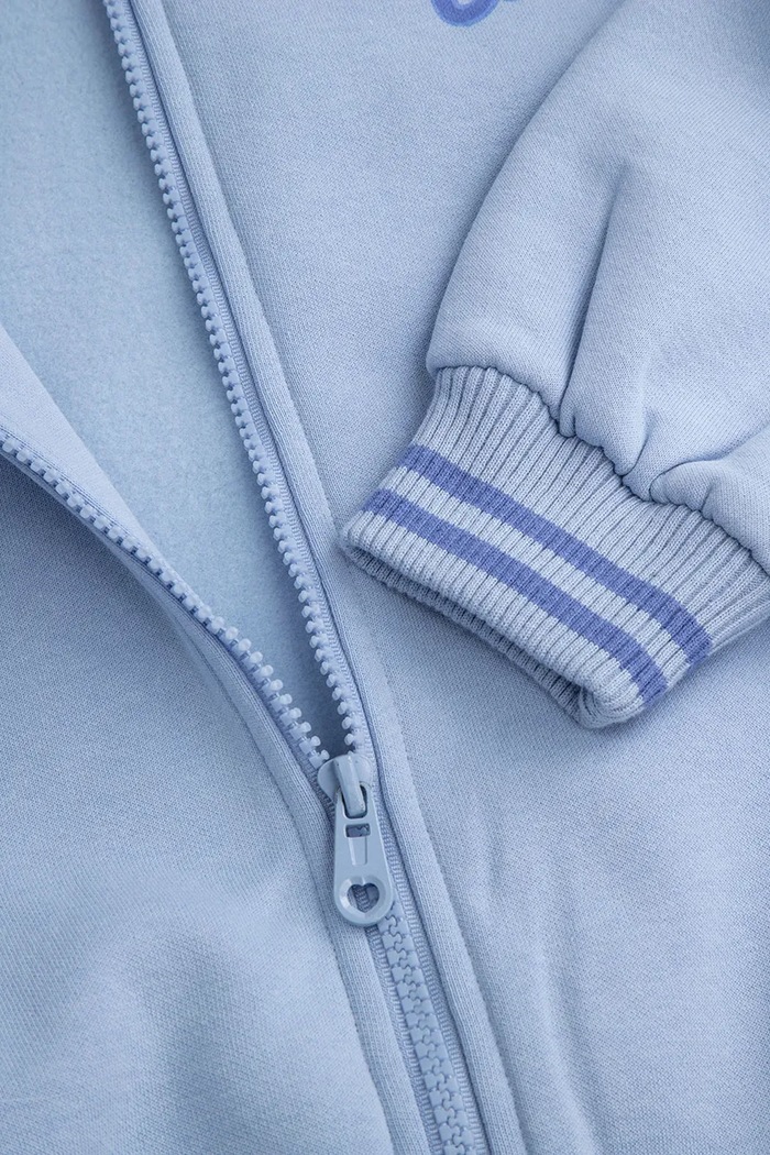 Bluza rozpinana dziecięca z bawełną Coccodrillo ZC6132601VGA niebieski