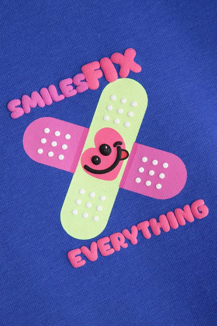 Bluza dziecięca bawełniana z elastanem Coccodrillo ZC6132102SGK niebieski