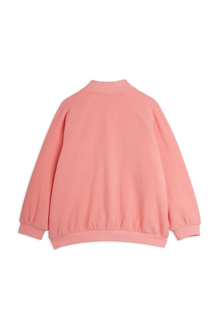 Dziewczynka Mini Rodini bluza rozpinana dziecięca polarowa Penguin 11000359 różowy