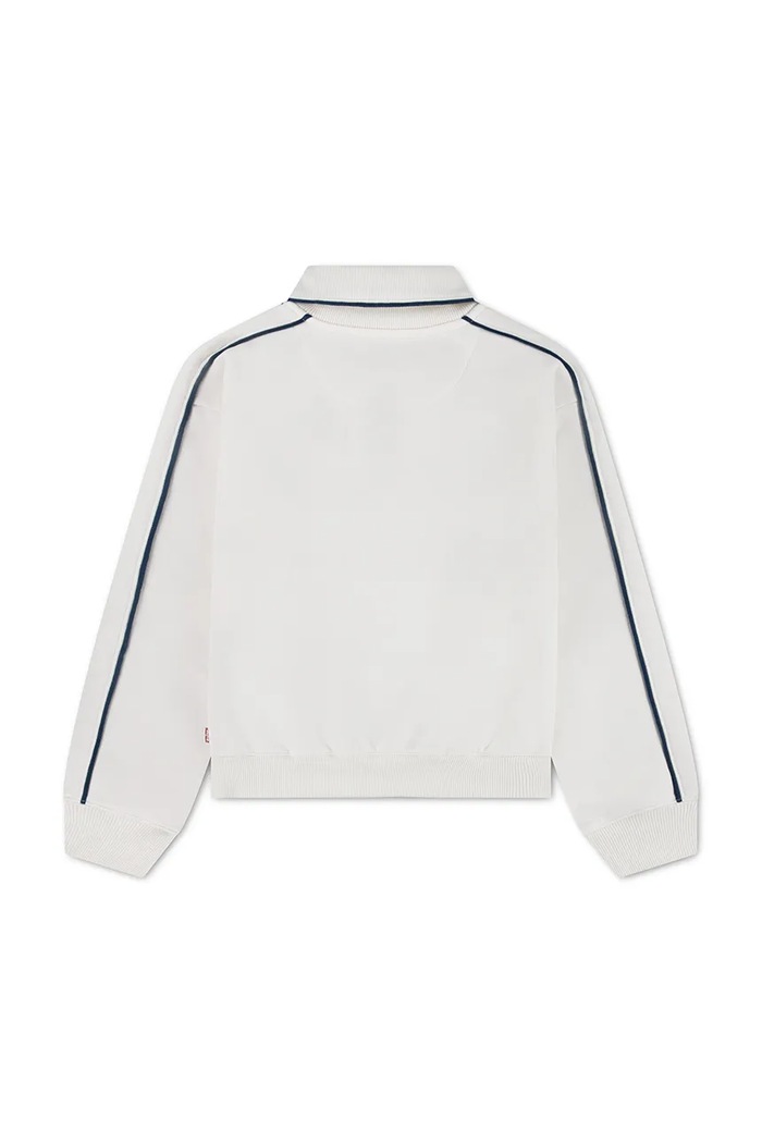 Levi's bluza dziecięca z bawełną MEET AND GREET HALF ZIP 4ER410 beżowy AW26